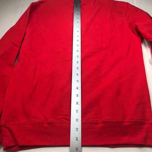 Fifth Sun Women's Christmas Cat/Dog With Jingly Bells Size Med Red Fleece New - Picture 15 of 15